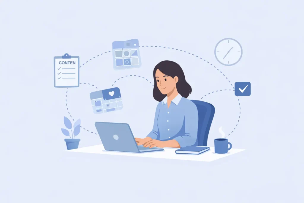 Sistema de marketing digital simple que permite mantener la constancia sin burnout