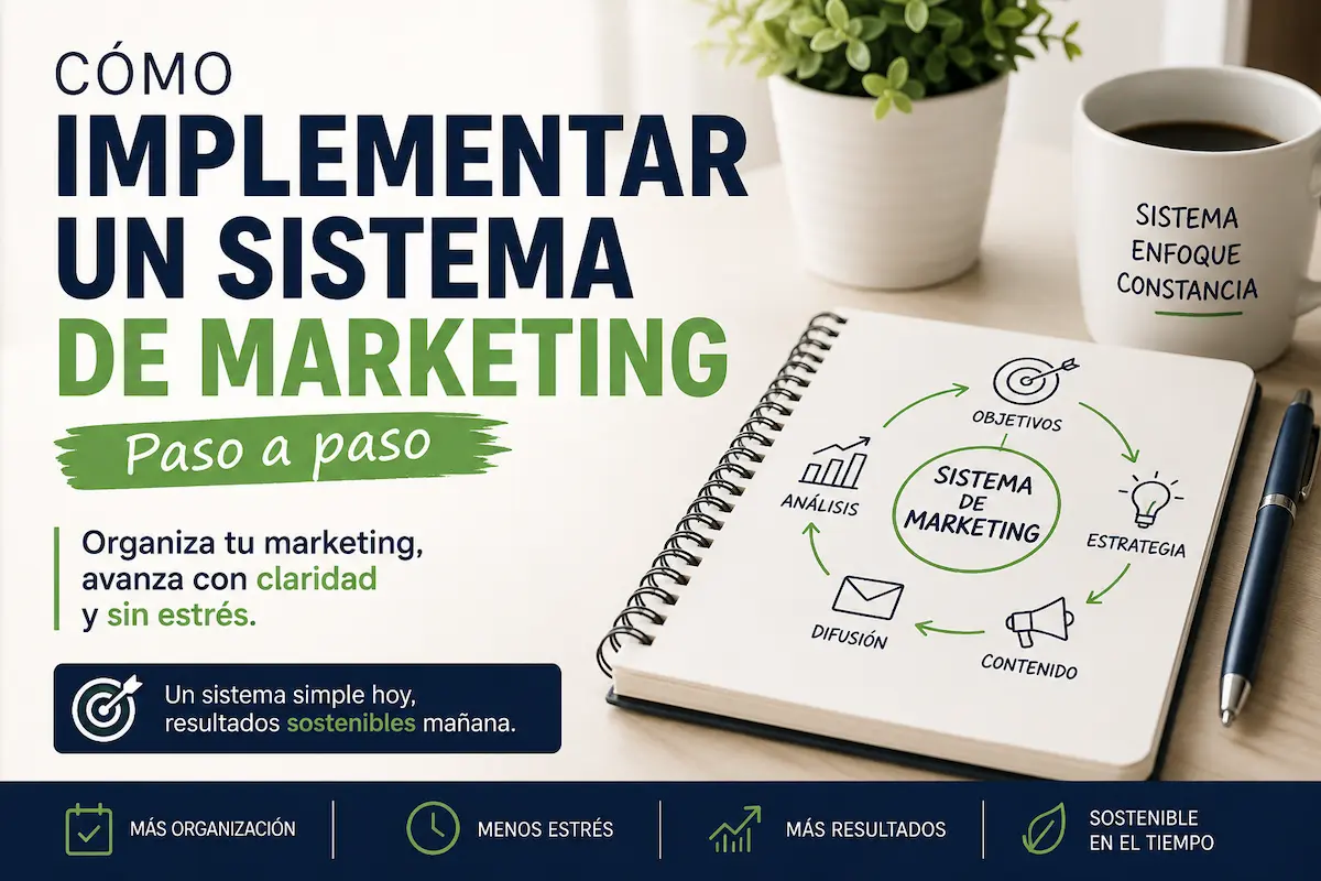 Cómo implementar un sistema de marketing paso a paso