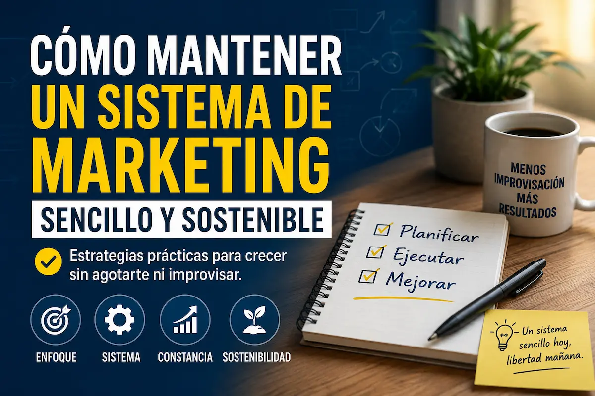 Cómo mantener un sistema de marketing digital a largo plazo